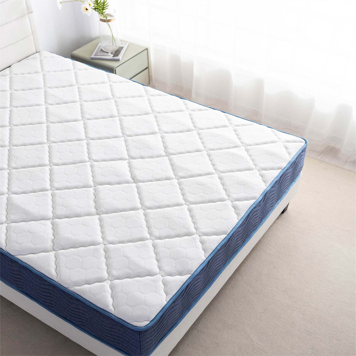 Materasso in memory foam ibrido da 9 pollici, misura media, matrimoniale