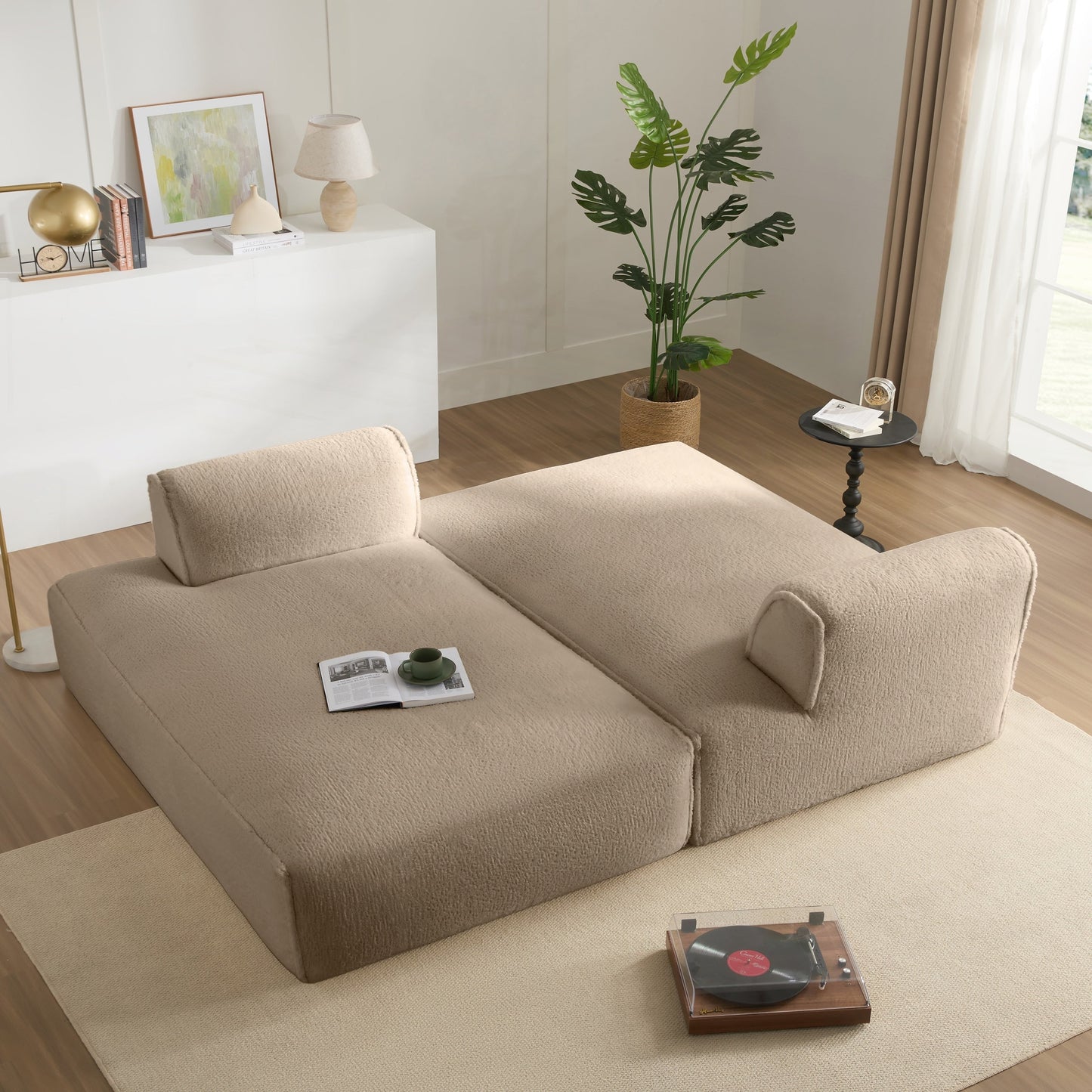 Divano componibile modulare oversize da 90 pollici
