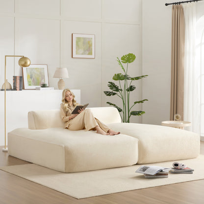Divano componibile modulare oversize da 90 pollici