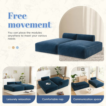Divano componibile modulare oversize da 90 pollici