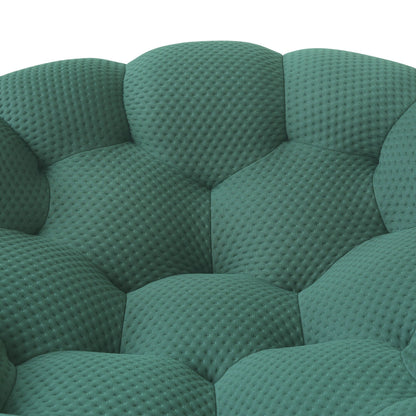 Divano moderno a nido d'ape 3D da 98,43'' con forma a bolla