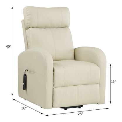 Poltrona reclinabile ACME Ricardo con sollevamento elettrico in beige