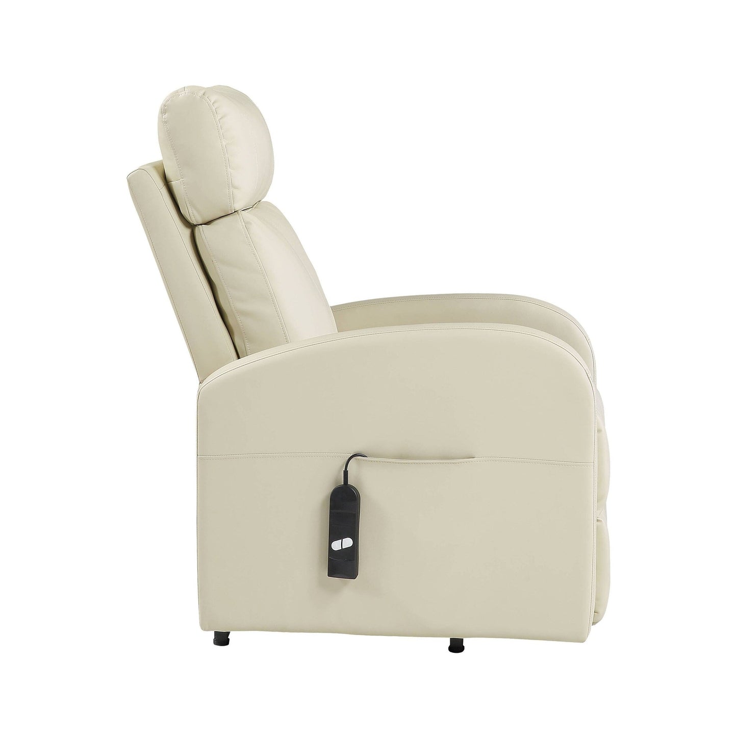 Poltrona reclinabile ACME Ricardo con sollevamento elettrico in beige