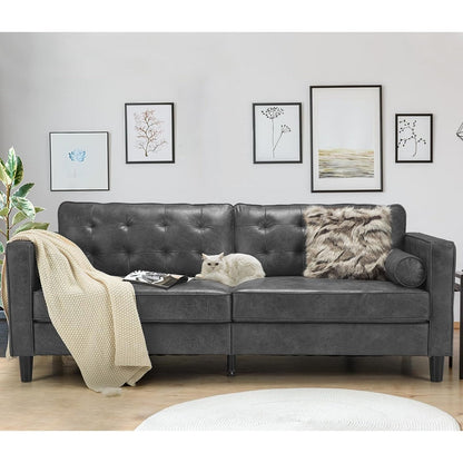 Divano moderno di metà secolo AECOJOY 84.2 con 2 cuscini di supporto