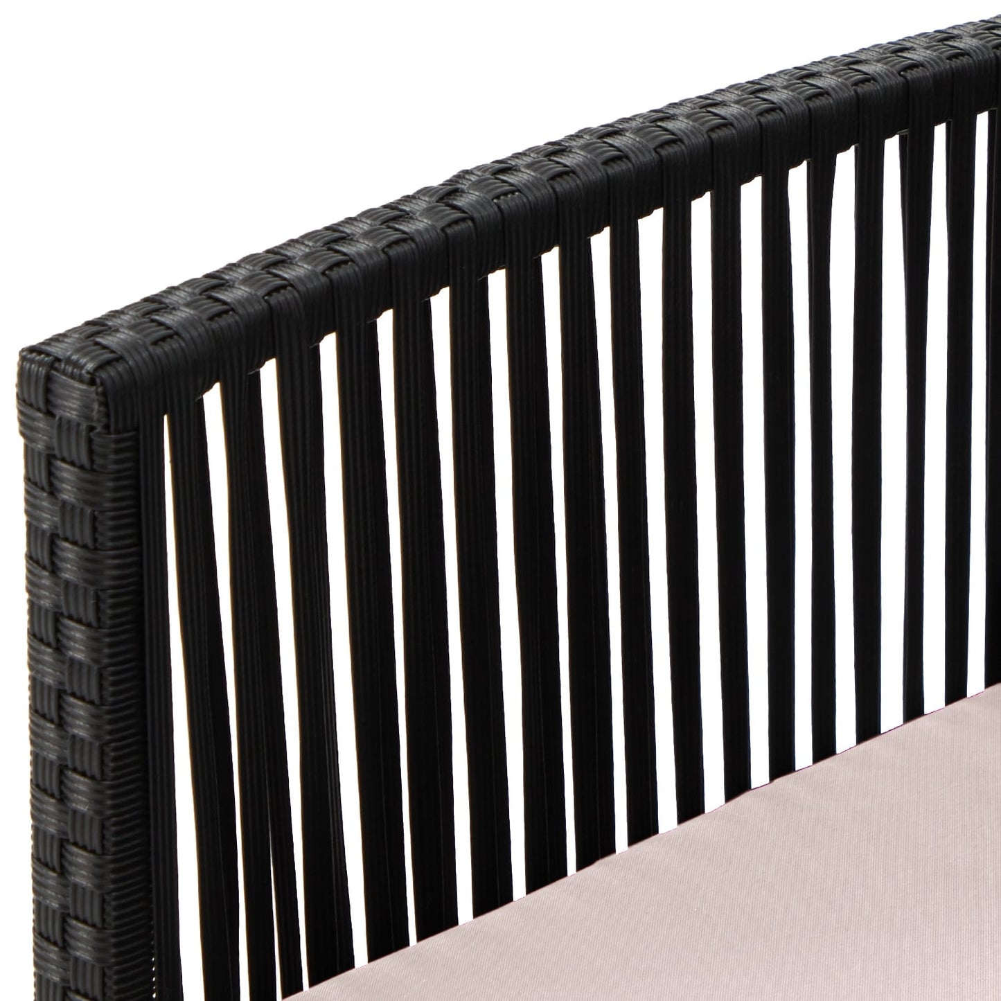 AVAWING Set da bar in vimini per patio da 3 pezzi con fodera per cuscino extra