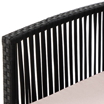 AVAWING Set da bar in vimini per patio da 3 pezzi con fodera per cuscino extra
