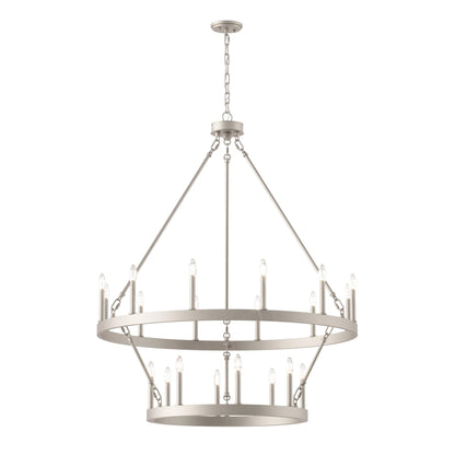 Lampadario Acroma da 20 luci moderno stile fattoria da 40 pollici a forma di ruota di carro con UL