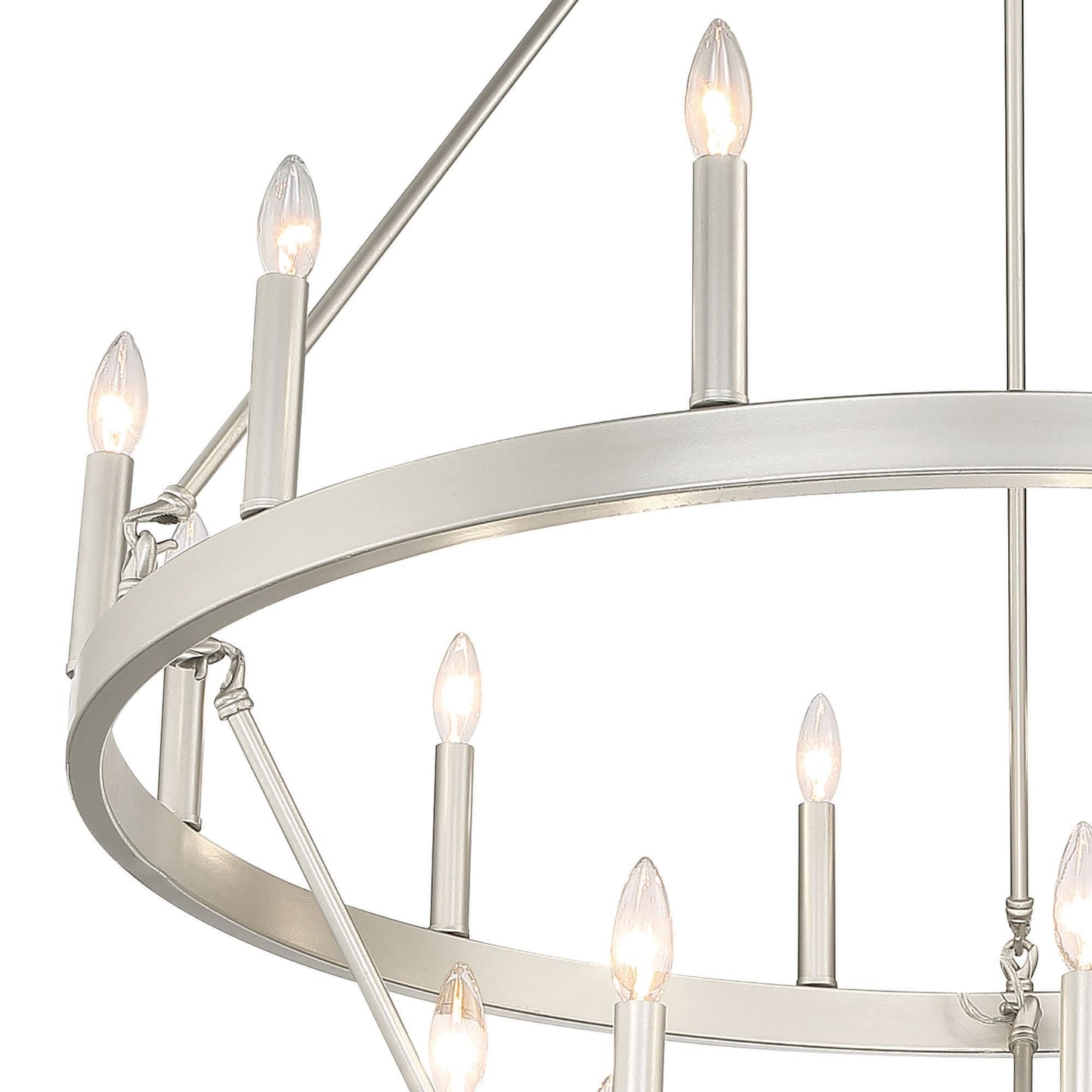 Lampadario Acroma da 20 luci moderno stile fattoria da 40 pollici a forma di ruota di carro con UL