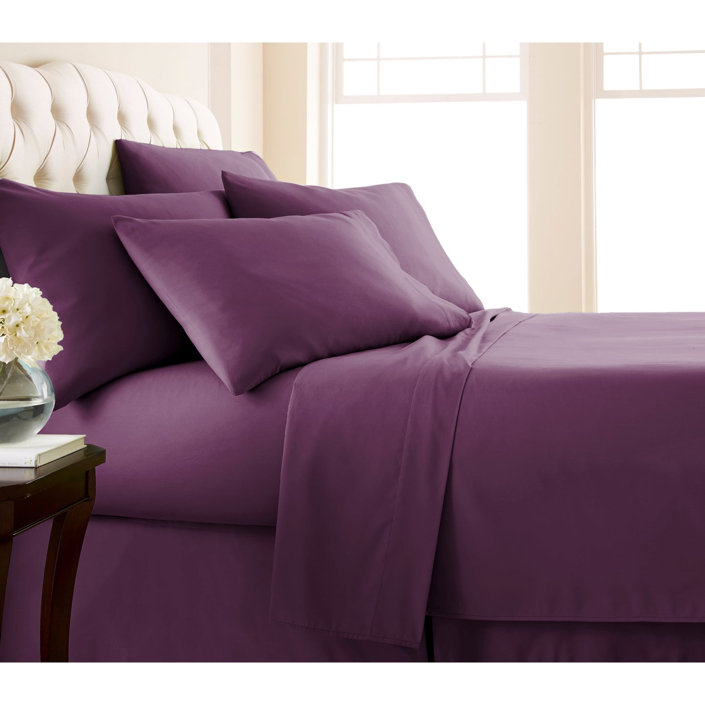 Set di lenzuola ultra morbide per materasso regolabile, king size, 7 pezzi