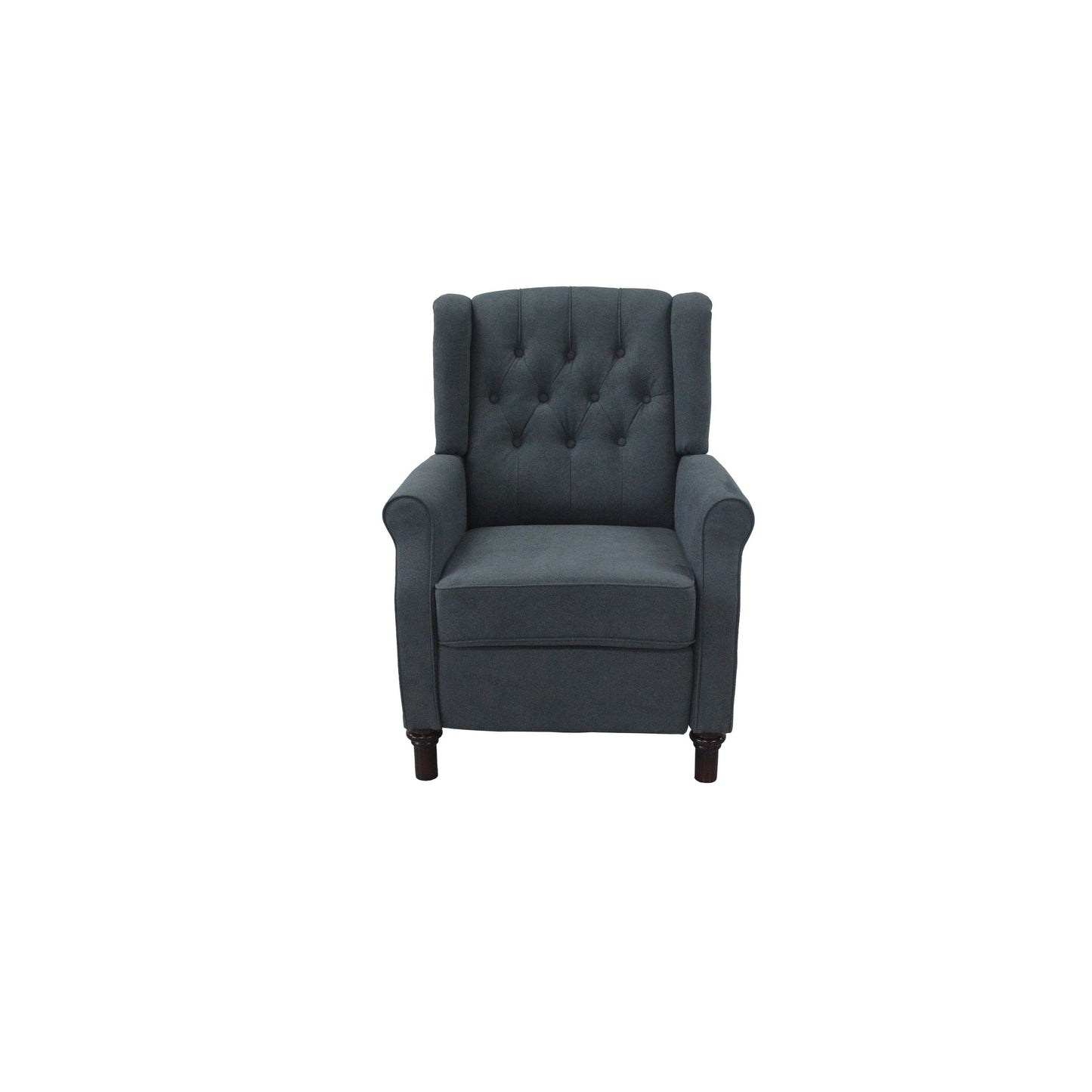 Poltrona reclinabile regolabile in pelle PU con schienale a spinta, cuscino morbido e design ergonomico