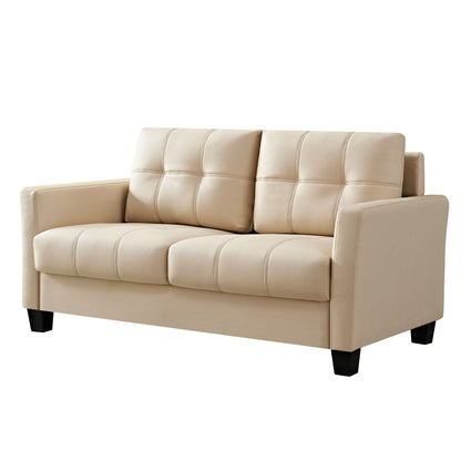 Divano a due posti in similpelle Ainfox da 57,50''