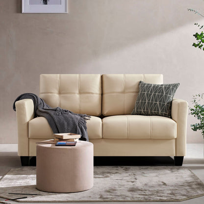 Divano a due posti in similpelle Ainfox da 57,50''