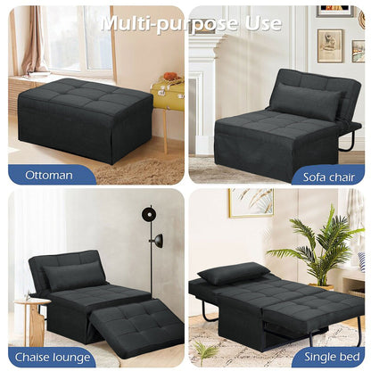 Divano letto trasformabile, poltrona, pouf pieghevole, poltrone reclinabili per soggiorno