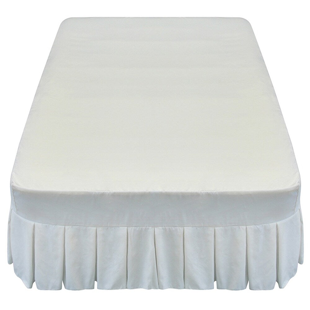 Materasso ad aria Airtek Twin-size con parte superiore floccata, topper in memory foam da 1 pollice e lenzuolo