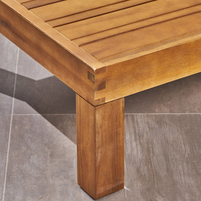 Set di divani da esterno Alcove in legno di acacia da 5 pezzi di Christopher Knight Home
