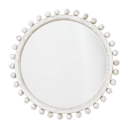 Specchio rotondo in legno Alden Décor Orion, naturale