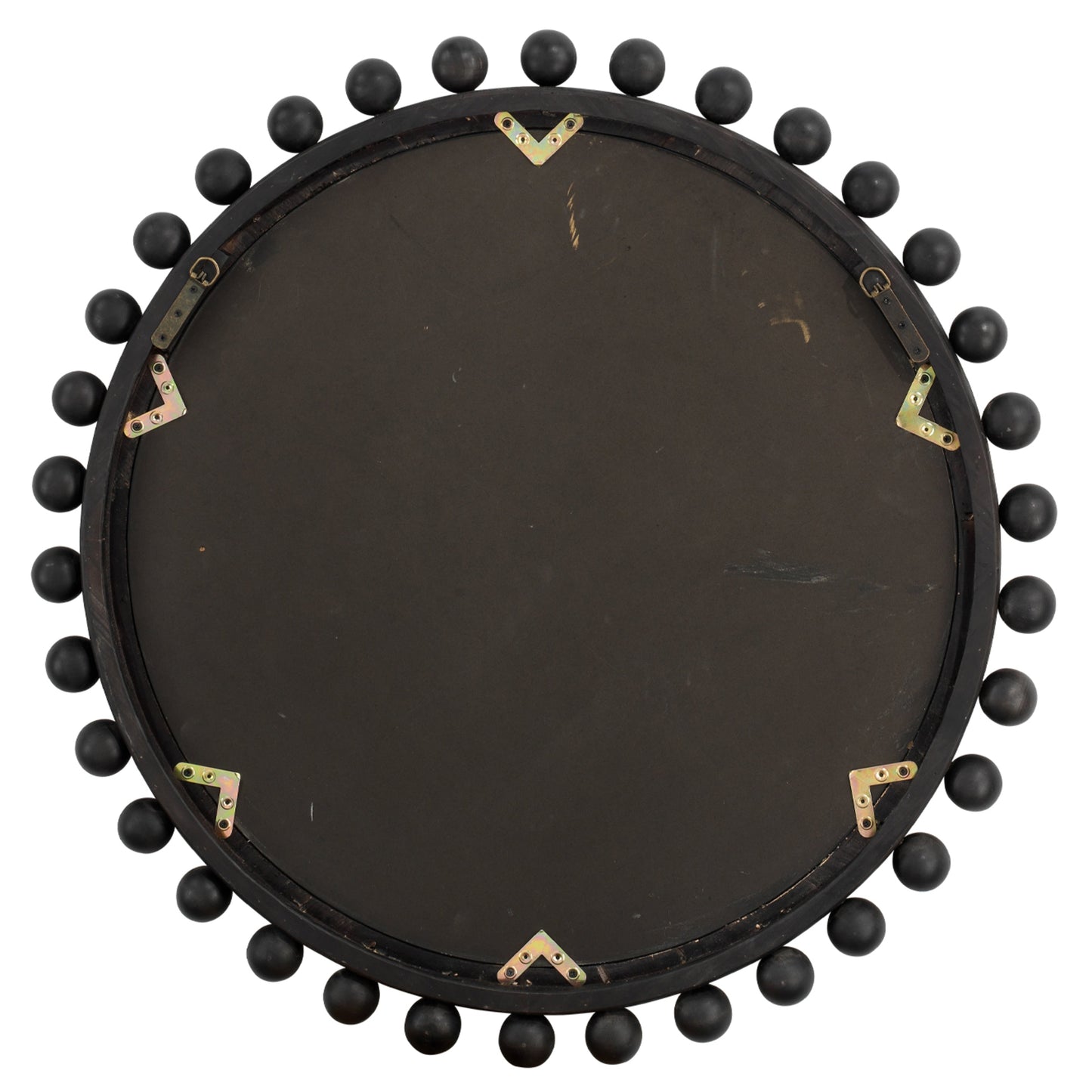 Specchio rotondo in legno Alden Décor Orion, naturale