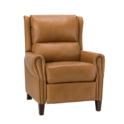 Poltrona reclinabile manuale Alicia 32.68 Wide in vera pelle