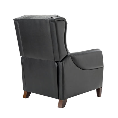 Poltrona reclinabile manuale Alicia 32.68 Wide in vera pelle