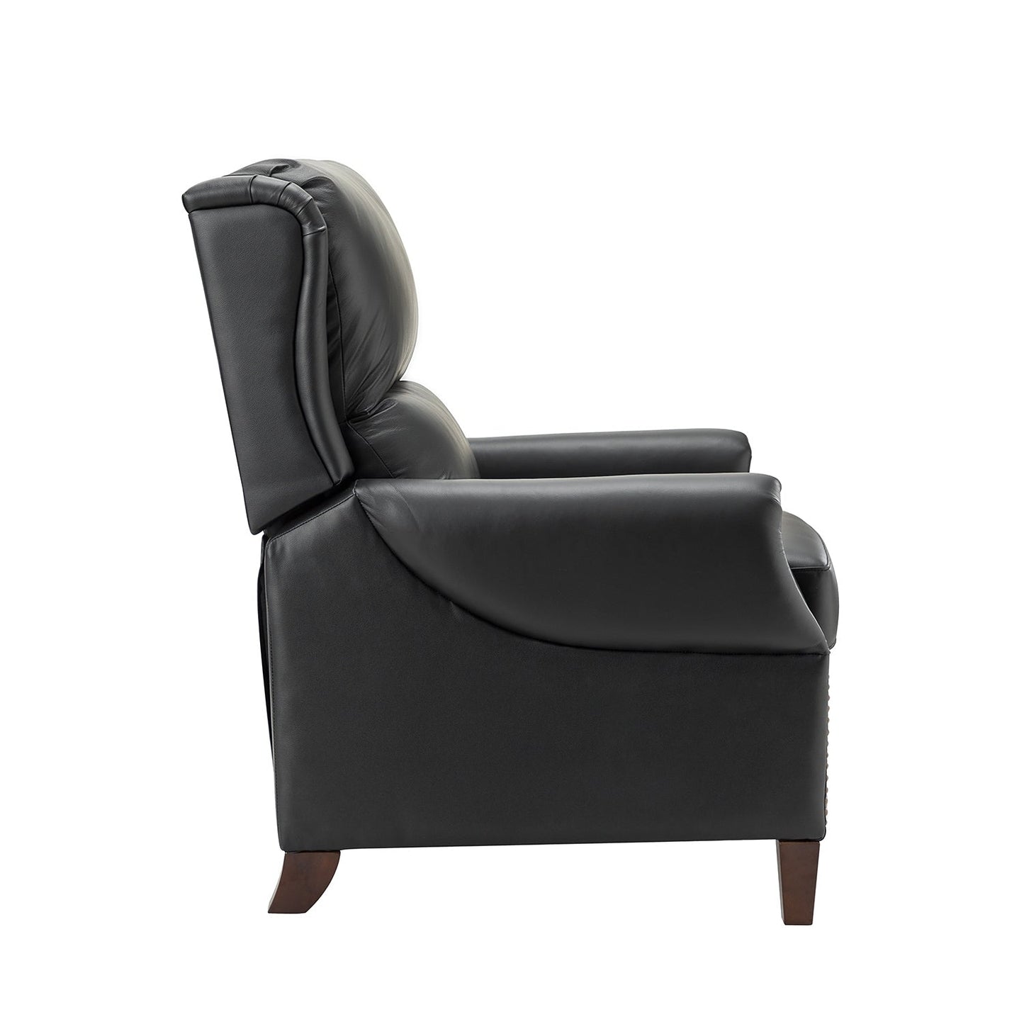 Poltrona reclinabile manuale Alicia 32.68 Wide in vera pelle
