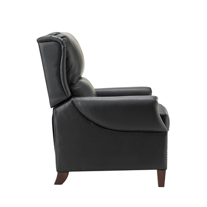 Poltrona reclinabile manuale Alicia 32.68 Wide in vera pelle