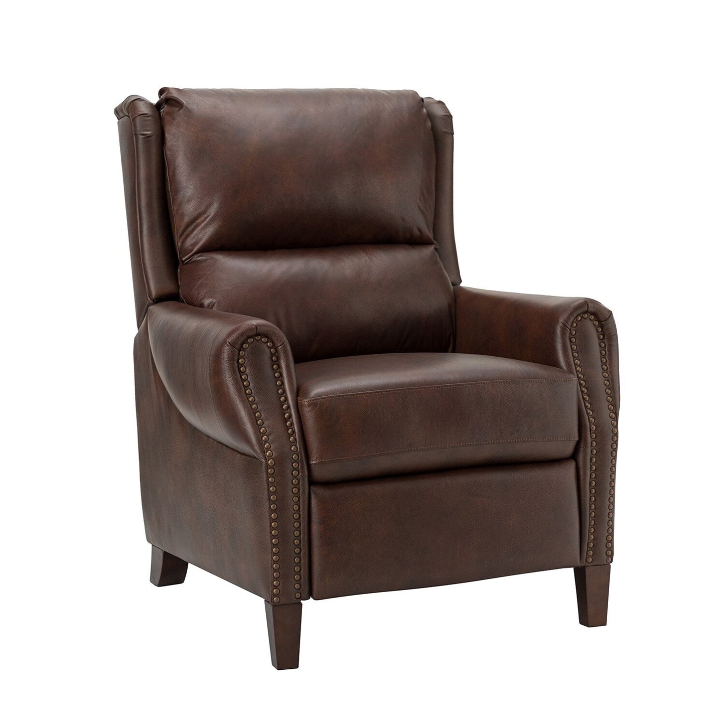 Poltrona reclinabile manuale Alicia 32.68 Wide in vera pelle