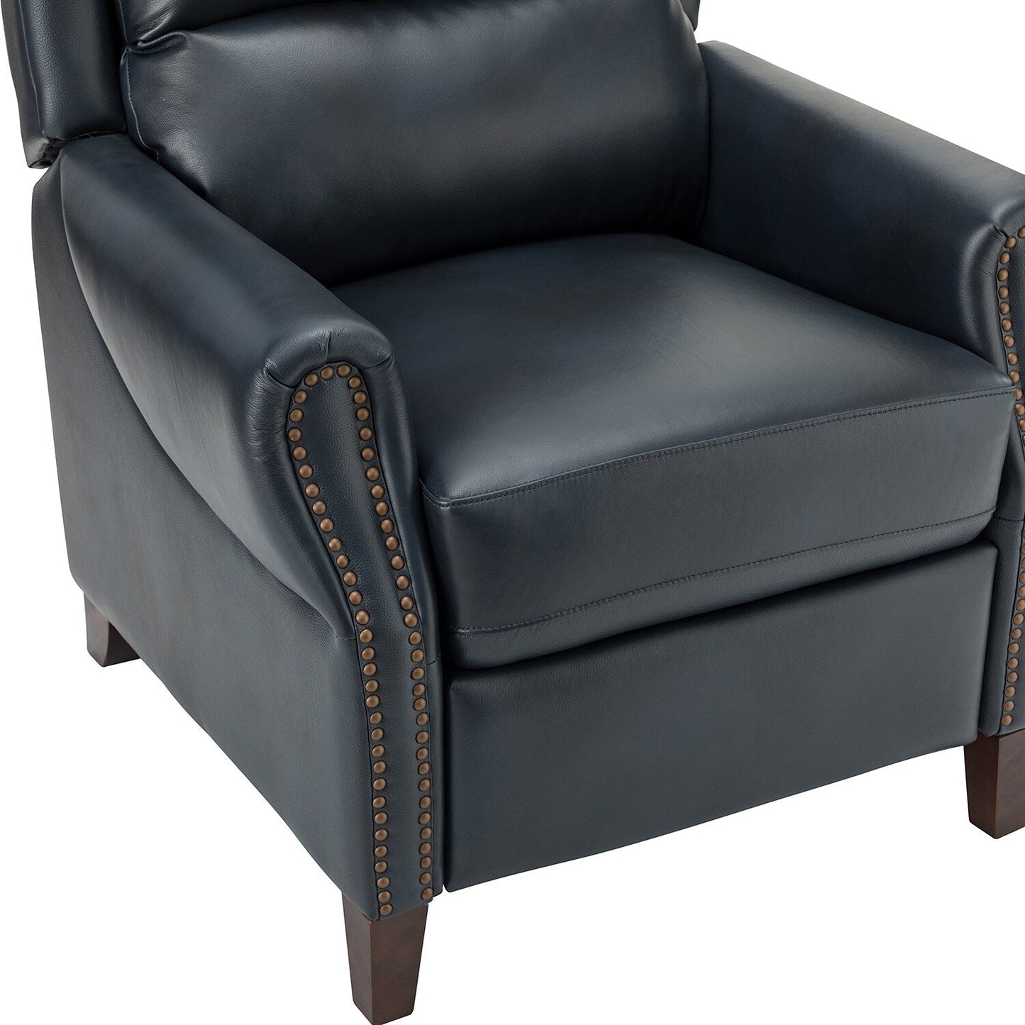 Poltrona reclinabile manuale Alicia 32.68 Wide in vera pelle