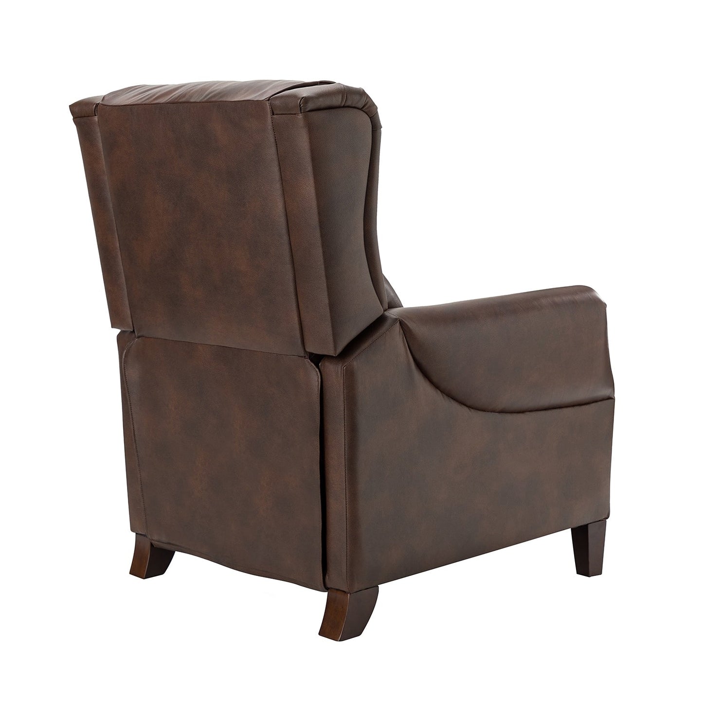 Poltrona reclinabile manuale Alicia 32.68 Wide in vera pelle