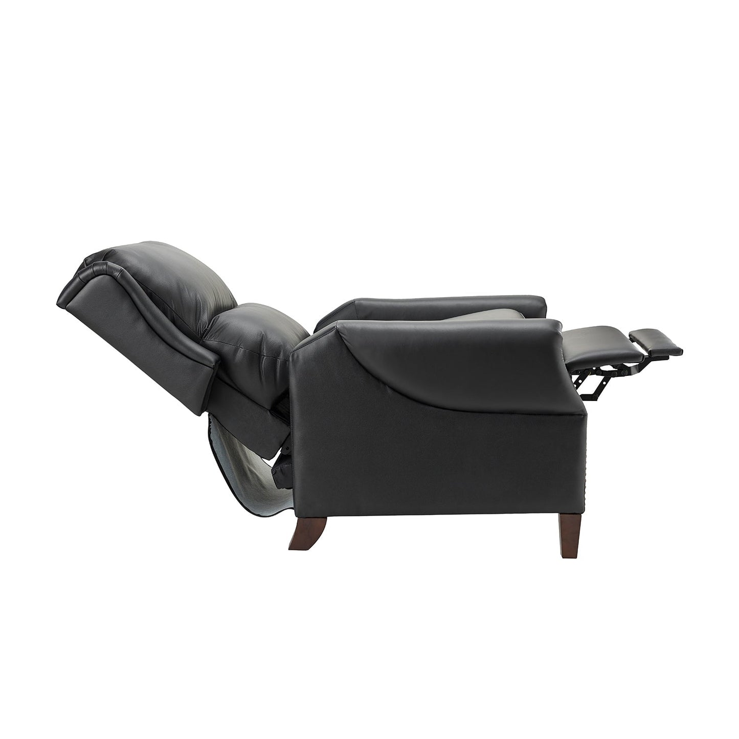 Poltrona reclinabile manuale Alicia 32.68 Wide in vera pelle