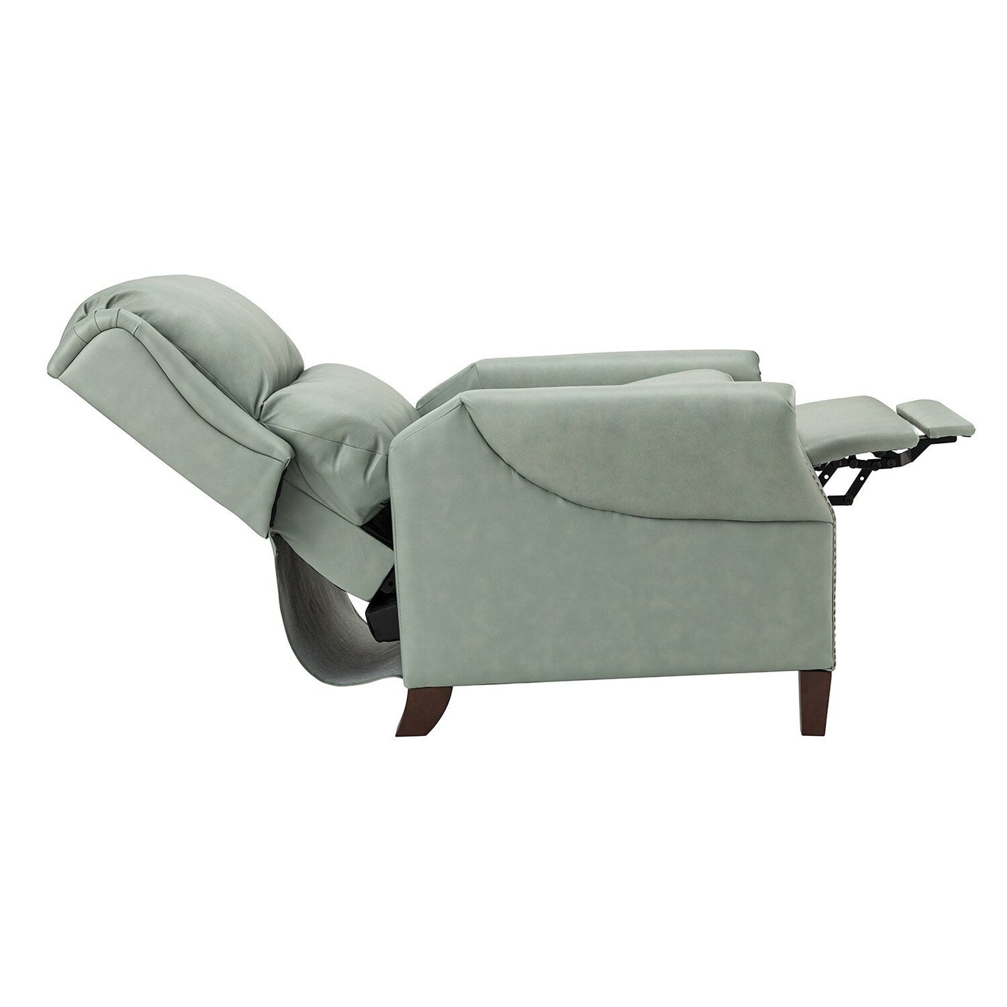 Poltrona reclinabile manuale Alicia 32.68 Wide in vera pelle