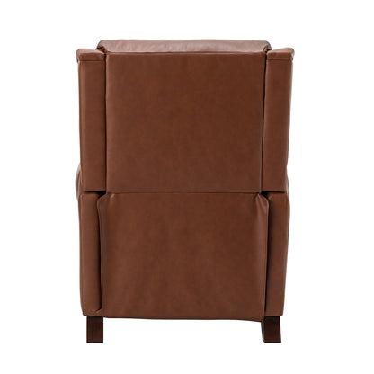 Poltrona reclinabile manuale Alicia 32.68 Wide in vera pelle