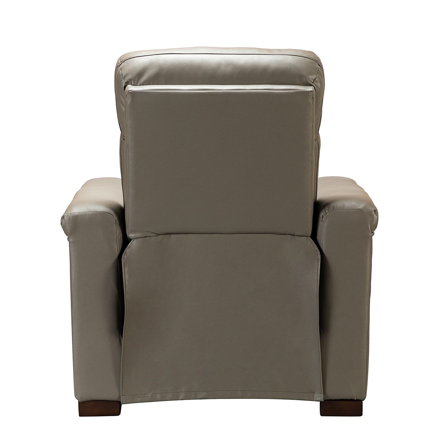 Poltrona reclinabile elettrica classica contemporanea Alicia da 34,65 pollici in vera pelle con porta USB