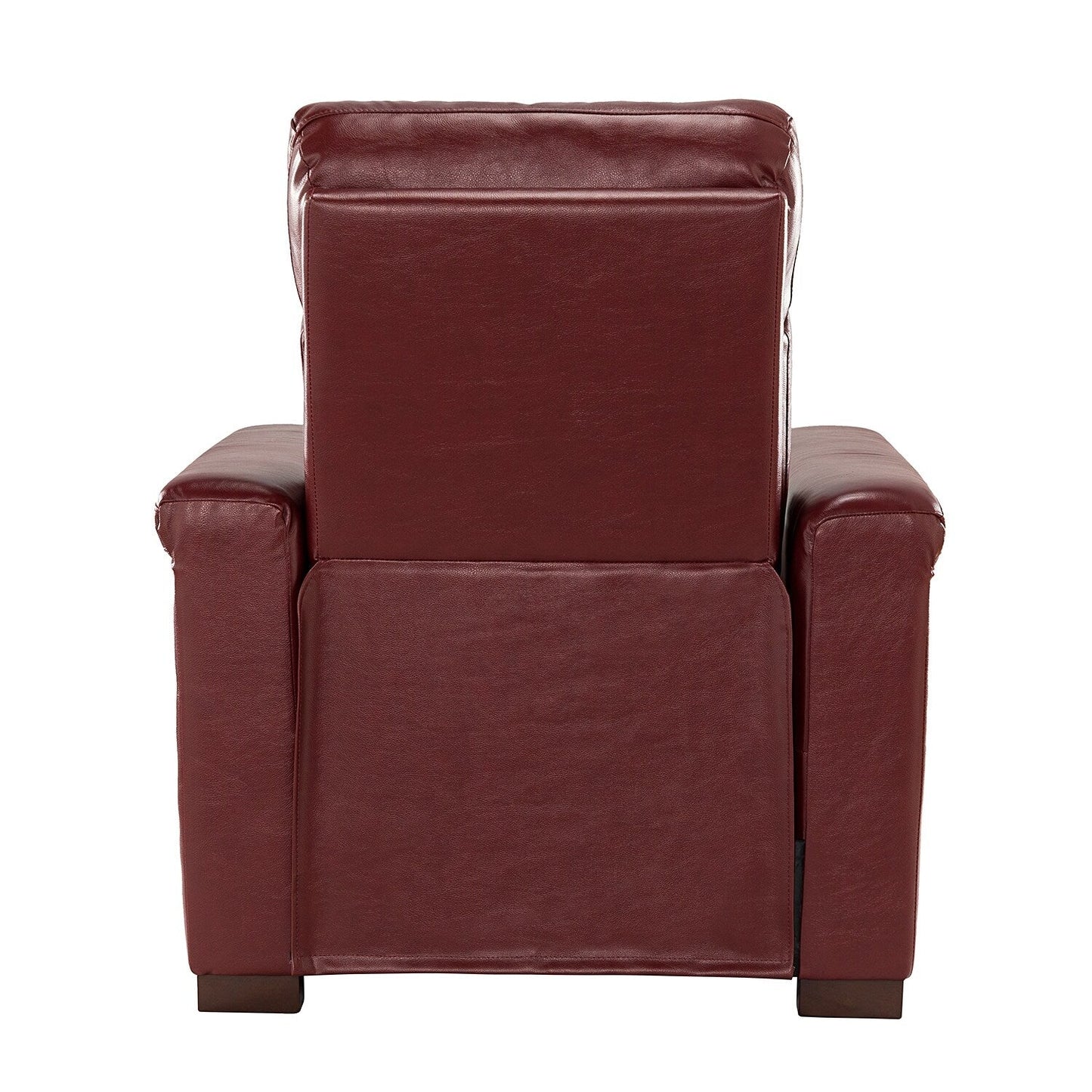 Poltrona reclinabile elettrica classica contemporanea Alicia da 34,65 pollici in vera pelle con porta USB