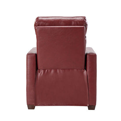 Poltrona reclinabile elettrica Alina 31.50 in vera pelle con porta USB, set da 2