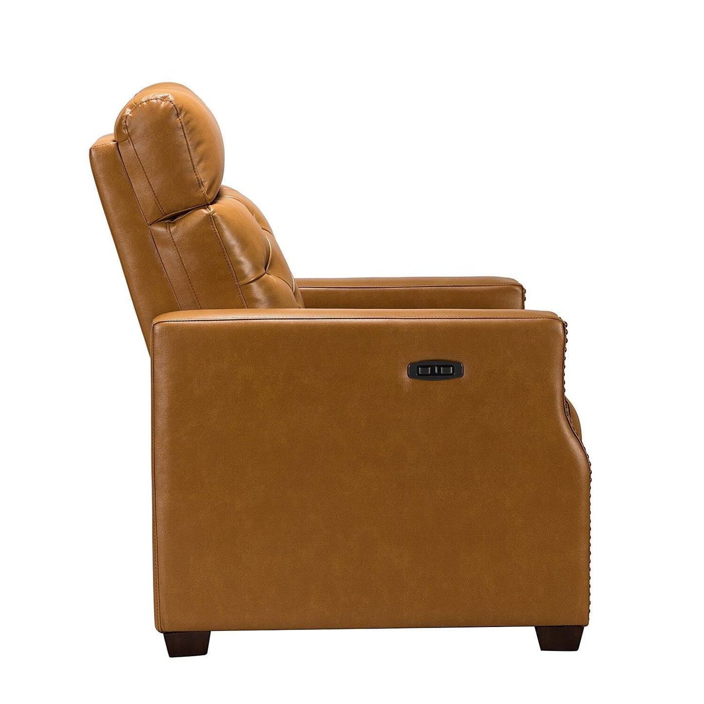 Poltrona reclinabile elettrica Alina 31.50 Wide in vera pelle con porta USB