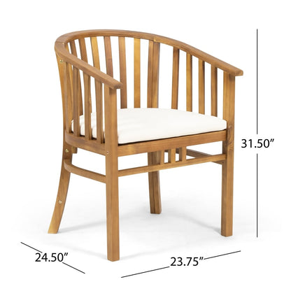 Set da pranzo in legno di acacia Alondra di Christopher Knight Home