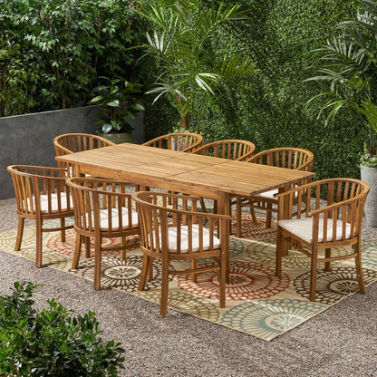 Set da pranzo in legno di acacia Alondra di Christopher Knight Home