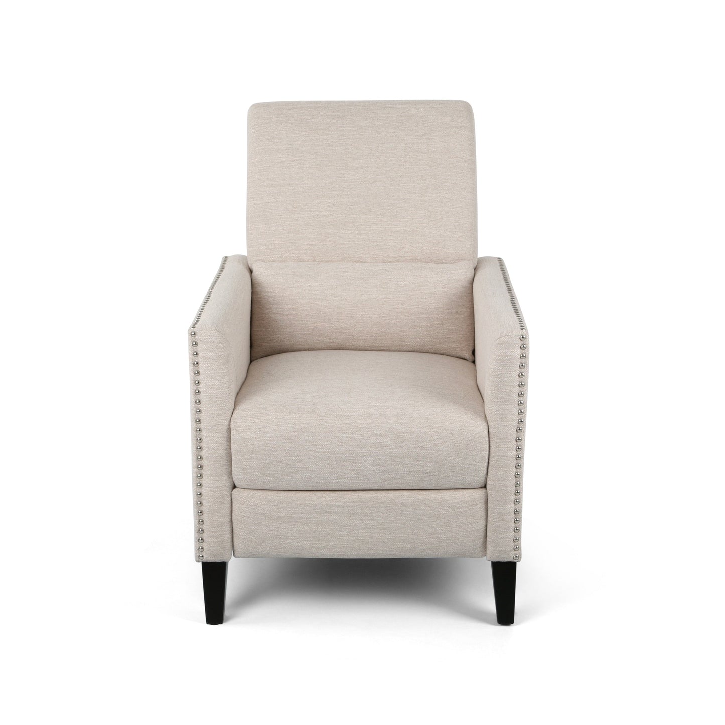 Poltrona reclinabile contemporanea in tessuto Alscot Push Back di Christopher Knight Home