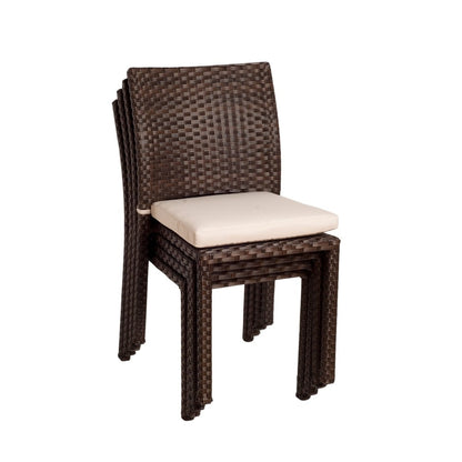 Set da pranzo per esterni in legno certificato FSC Amazonia Camille