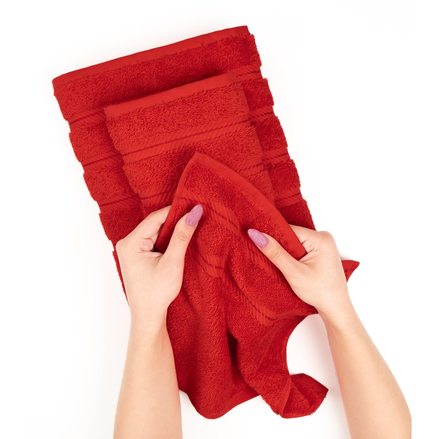Asciugamani da bagno turchi in lino morbido americano 100% cotone, grandi, confezione da 4, set da bagno di qualità per spa e hotel di lusso
