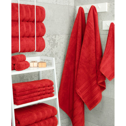 Asciugamani da bagno turchi in lino morbido americano 100% cotone, grandi, confezione da 4, set da bagno di qualità per spa e hotel di lusso