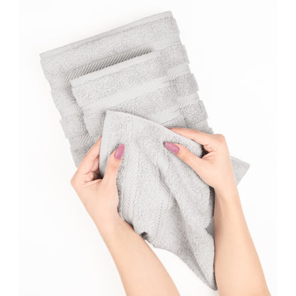 Asciugamani da bagno turchi in lino morbido americano 100% cotone, grandi, confezione da 4, set da bagno di qualità per spa e hotel di lusso