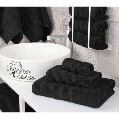 Set di asciugamani da bagno da 3 pezzi, 100% cotone, asciugamani da bagno turco di lusso, asciugamani per il viso extra large, set in saldo