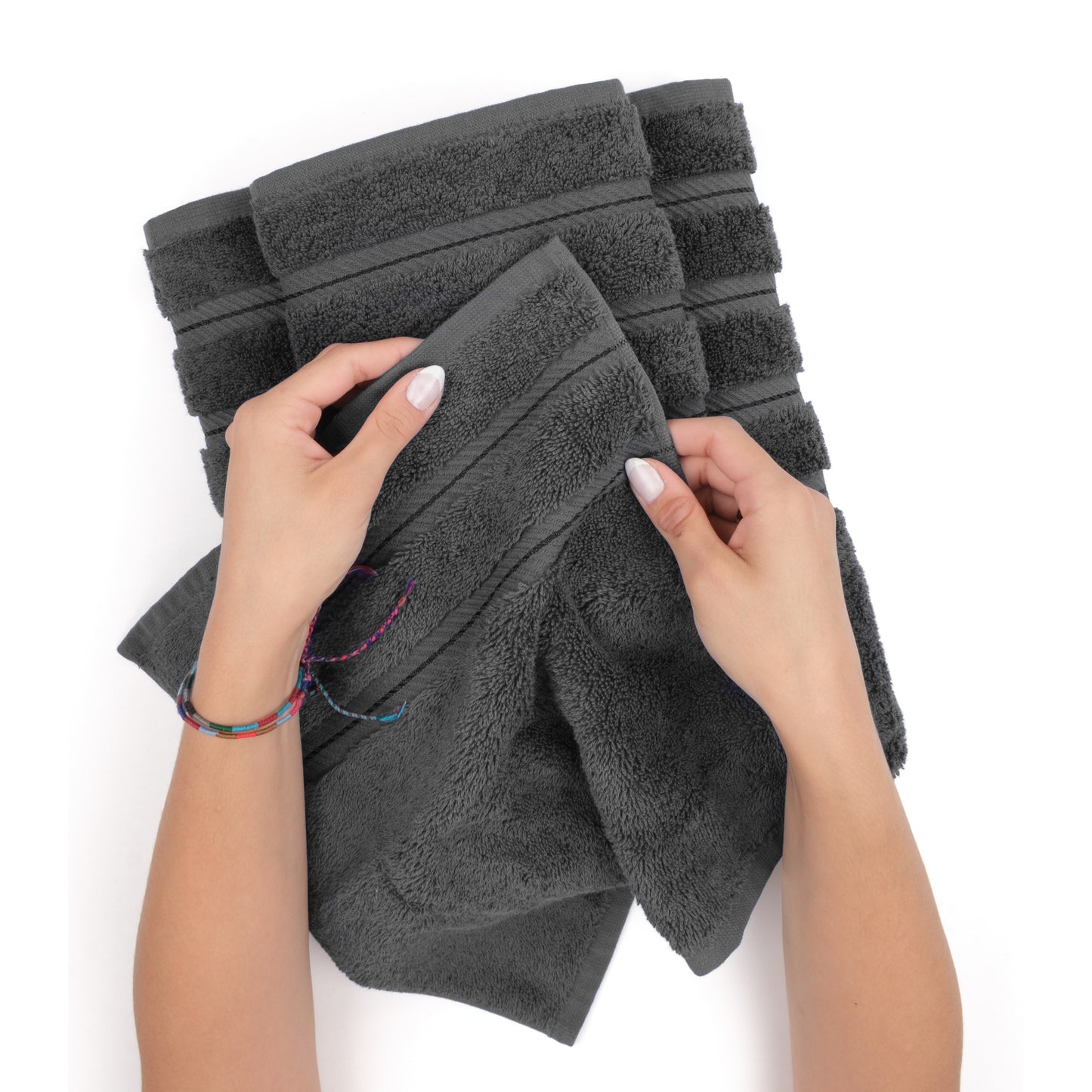 Set di asciugamani da bagno da 3 pezzi, 100% cotone, asciugamani da bagno turco di lusso, asciugamani per il viso extra large, set in saldo