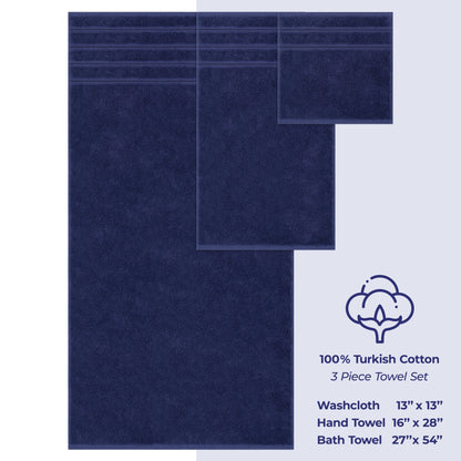 Set di asciugamani da bagno da 3 pezzi, 100% cotone, asciugamani da bagno turco di lusso, asciugamani per il viso extra large, set in saldo