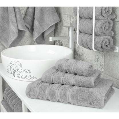 Set di asciugamani da bagno da 3 pezzi, 100% cotone, asciugamani da bagno turco di lusso, asciugamani per il viso extra large, set in saldo