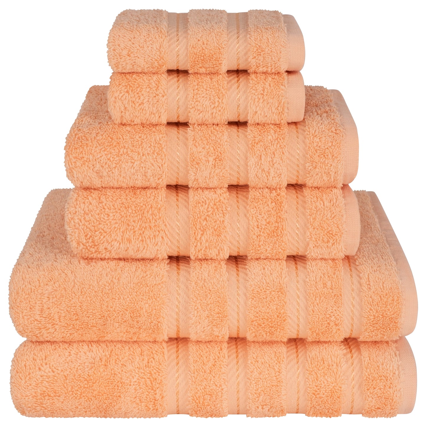 Set di asciugamani di lusso in morbido lino americano da 6 pezzi, 2 asciugamani da bagno, 2 asciugamani per le mani, 2 salviette, asciugamani turchi in cotone 100% per il bagno