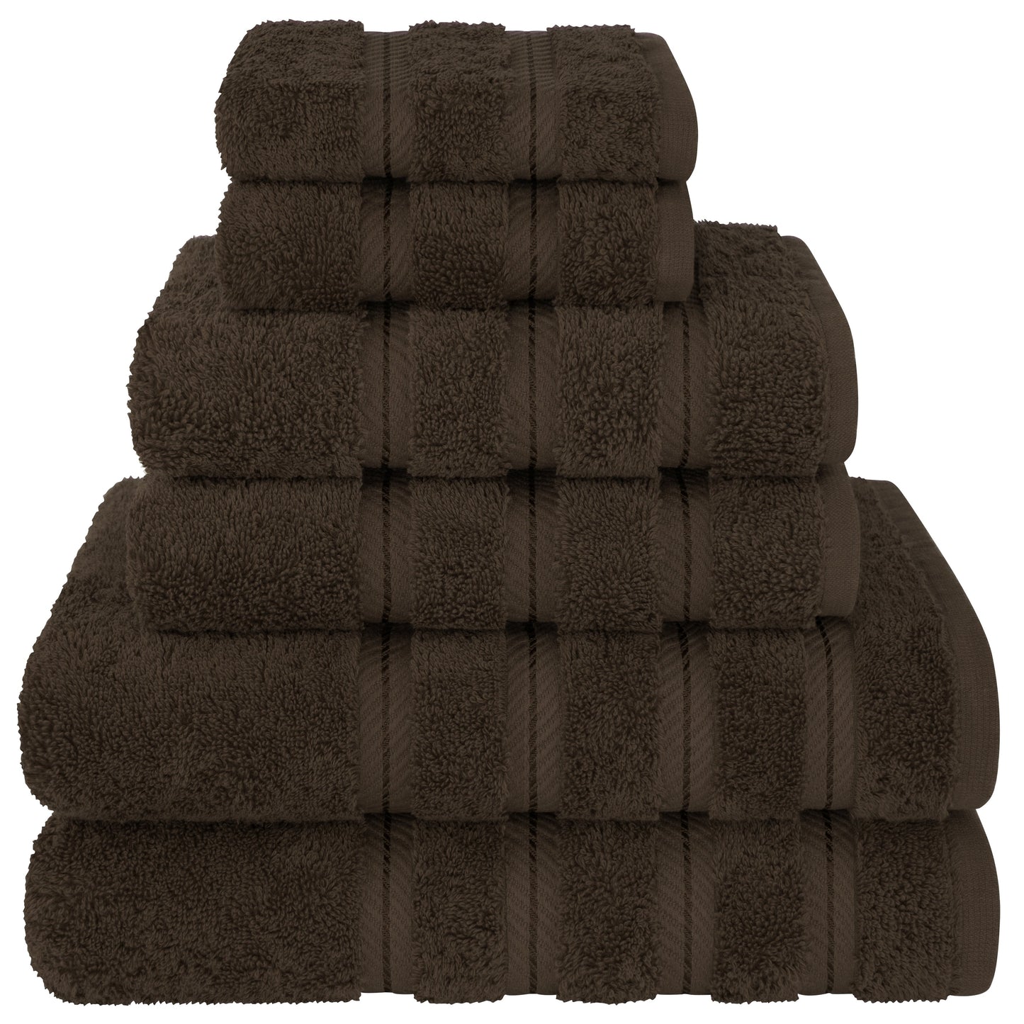 Set di asciugamani di lusso in morbido lino americano da 6 pezzi, 2 asciugamani da bagno, 2 asciugamani per le mani, 2 salviette, asciugamani turchi in cotone 100% per il bagno
