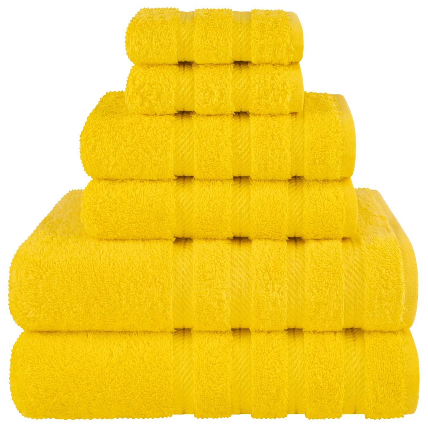 Set di asciugamani di lusso in morbido lino americano da 6 pezzi, 2 asciugamani da bagno, 2 asciugamani per le mani, 2 salviette, asciugamani turchi in cotone 100% per il bagno