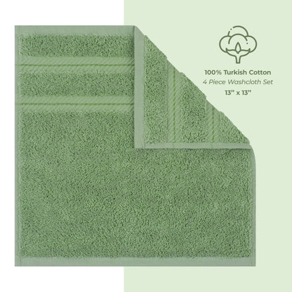 Set di 4 asciugamani American Soft Linen Premium 100% cotone